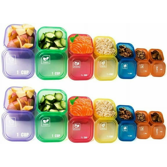 Fix Portion Control Containers Kit Beachbody Meal Plan 14 pack 21 Day