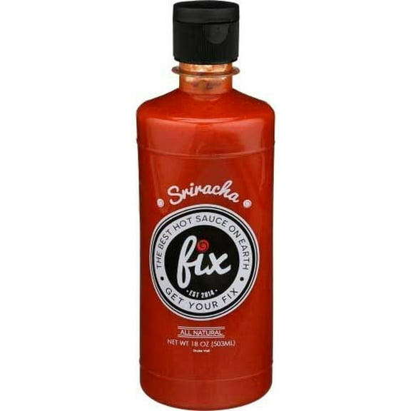 Fix Sriracha Hot Sauce, 18 Ounce -- 6 per Case.