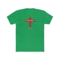 thumbnail image 1 of Fix Your Eyes On Jesus Men's Cotton Crew Tee, 1 of 7