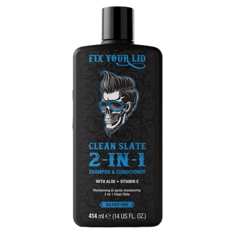 Fix Your Lid Clean Slate 2-in-1 Shampoo & Conditioner, 14 us fl oz