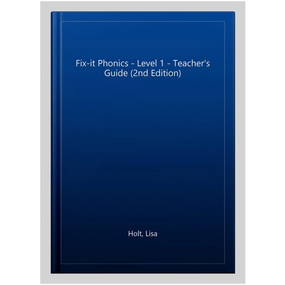 Fix-it Phonics - Level 1 - Teacher's Guide (2nd Edition)