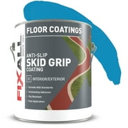 Skid Grip Anti-Slip Floor Coating, Slip-Resistant Pavement, Cement and Concrete Paint, Cobalt Handicap Blue, 1 Gallon