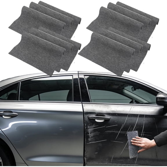 FixaPro Ultimate Scratch Remover, FixaPro The Magic Car Cleaning Cloth for Any Car Scratches Scuffs, Swirl&Oxidation,Nano Sparkle Cloth Car Scratch Remover,Restore The Shine to The Car Paint (12PCS)