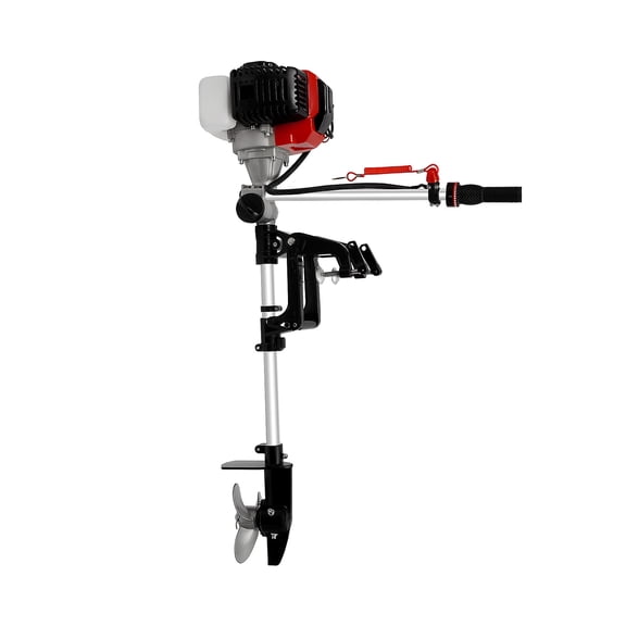 Fixartoo 2.3 HP 2-Stroke Outboard Motor 8500 RPM,CDI Ignition, Hand Pull Start, Forced Air Cooling for Small Boat Up to 8.2 ft, Fishing Tender Dinghy