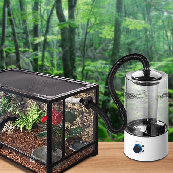 Fixartoo Reptile Humidifier, 3-Speed Mist Adjustable,1.06 Gallon Reptile Fogger,Quiet 35dB,Pet Fogger for Lizard Snake Tortoise