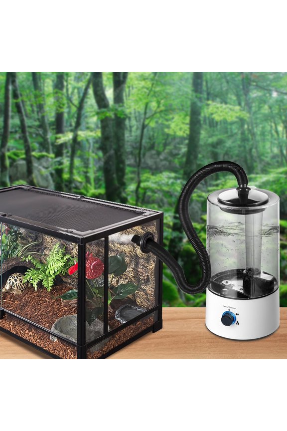 Reptile Humidifier, 3-Speed Mist Adjustable,1.06 Gallon Reptile Fogger,Quiet 35dB,Pet Fogger for Lizard Snake Tortoise