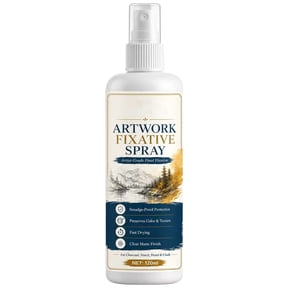 Fixative Spray for Art,Color Fixing Invisible Long Lasting Protection,Suitable for Pastels Oil Pastels Paints Sketches Pencil Drawings,Even Coverage,True Color Preservation,Quick Drying