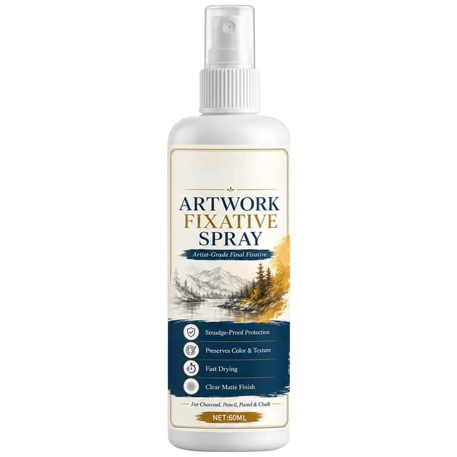 Fixative Spray for Art,Fast Drying Fixative Spray,Oil Pastel Fixative ...