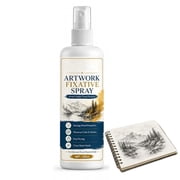 Fixative Spray, Fast Drying Smudge-Proof Protective Sealer, 4.06 Oz, For Charcoal, Pastel & Pencil Sketches For Artists, Students & TeachersRL