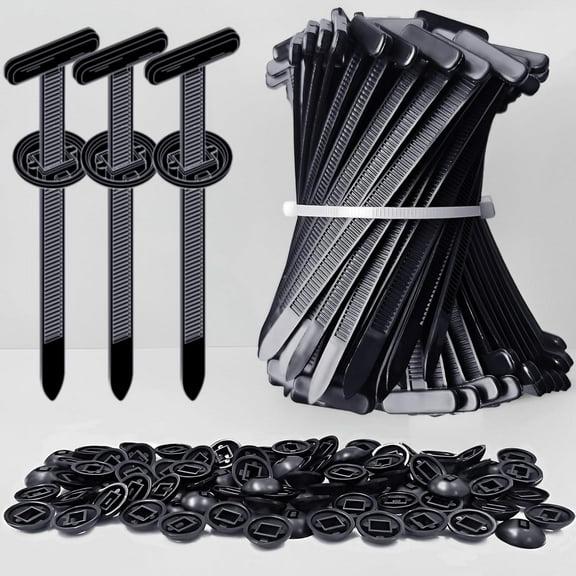 Fit Nylon Fastening Clip For Car Repairs, Plastic Rivet Zip Ties, Push Pin Clip Auto Body Parts Trim, Snap-Fit Ziptie Bumper Retainer Fender Liner Door Panel Fastener