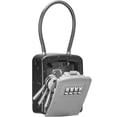 thumbnail image 1 of Sentryse Key Lock Box, Portable Combination Lockbox Wall-Mounted Key Storage Box, Resettable Code Safe Security Lock Box for Home, Office, Apartment, 1 of 7