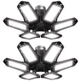 thumbnail image 1 of Sentryse LED Garage Lights Bulb 2 Pack, 6500K Led Shop Light with 6 Deformable Panels, Basement Barn Ceiling Lights, E26/E27 for Warehouse, 1 of 8