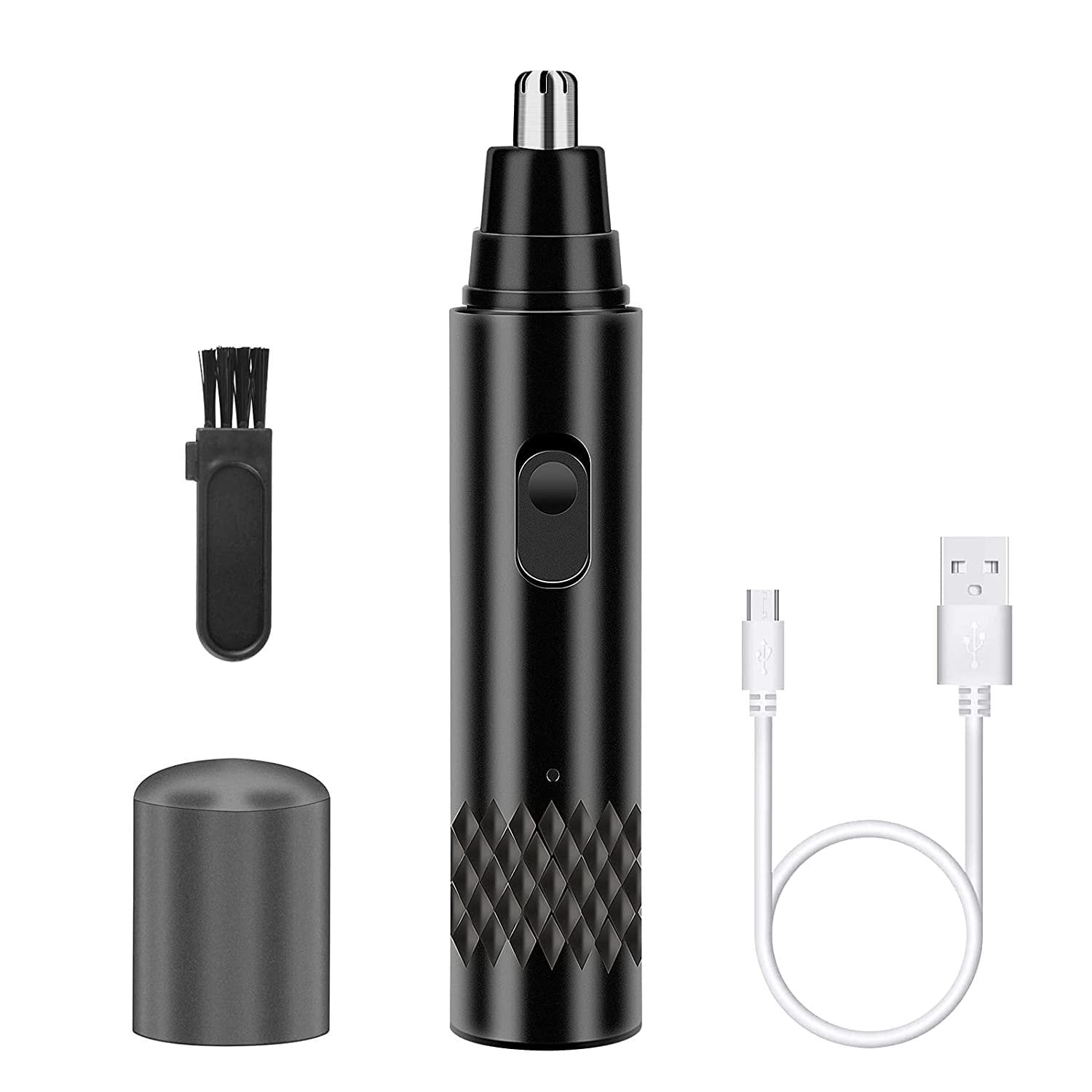 Fixdono Nose Hair Trimmer, Rechargeable Nose Ear Eyebrow Beard Facial Hair Trimmer for Men Women