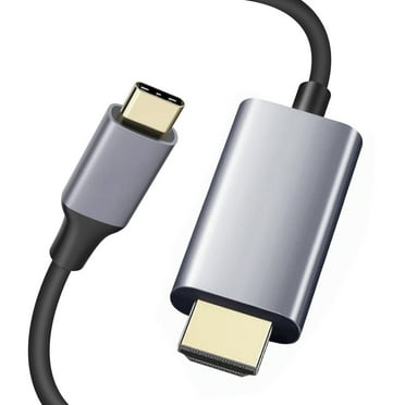 Fixdono USB C to HDMI-compatible Cable Adapter 6Ft, 4K@30Hz Resolution, Type C to HDMI-Compatible with MacBook Pro/Air 2019, iPad Pro 2020, Galaxy S20, Android, etc