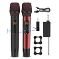 thumbnail image 2 of DFTRT UHF Wireless Microphone System – Rechargeable, Dynamic, Metal Body, Cordless 2 of 3