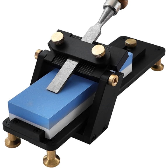 Fixed Angle Whetstone Set Knife Sharpening Stone Kit Knife Polished Stone Grinding Frame Woodworking Tool for Woodworking Carving Chisel Knife