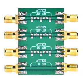 Fixed Attenuator, 50 Ohm SMA Double Female Head Radio Frequency Attenuator, For Pressure Control Electronic Equipment
