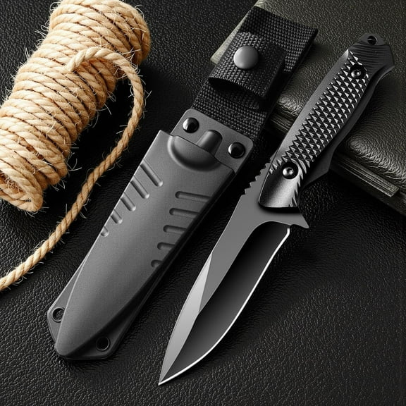 Fixed Blade Outdoor BBQ Knife with Sheath - The Ultimate Portable Pocket Knife for Outdoor Adventures and Culinary Enthusiasts on the Go. ,Perfect for Traveling, Kitchen Accessories