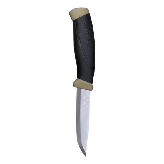 Fixed Blade Outdoor Knife with Stainless Steel Blade 4.1-Inch Desert Tan