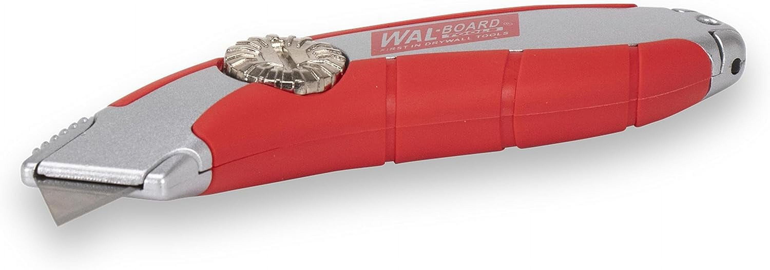 Fixed Blade Utility Knife, Durable Zinc Construction, Rubber-Coated  Grip Handle, 015-009
