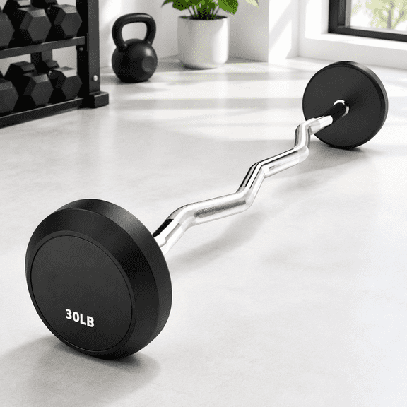 Fixed Curl Bar - Pre Weighted Easy