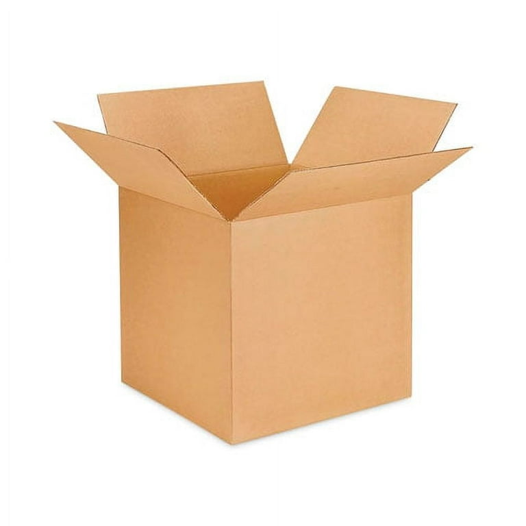 Cubed Fixed-Depth Corrugated Shipping Boxes, Regular Slotted Container (RSC), 16 Cubed Fixed-Depth Corrugated Shipping Boxes, Regular Slotted Container (RSC), 16