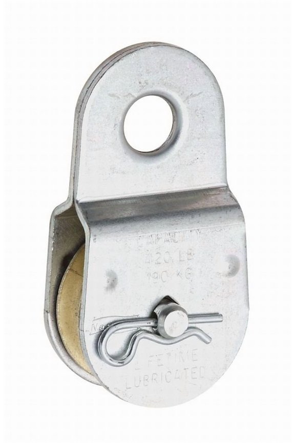 Fixed Eye Steel Pulley - 2 pack