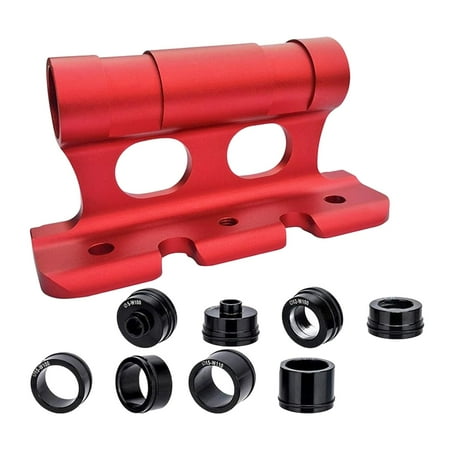 Fixed Front Fork Bracket Mount Rack Bike Fork Mount Quick Release Thru Axle Carrier Car Roof Rack Support Cycling Parts red