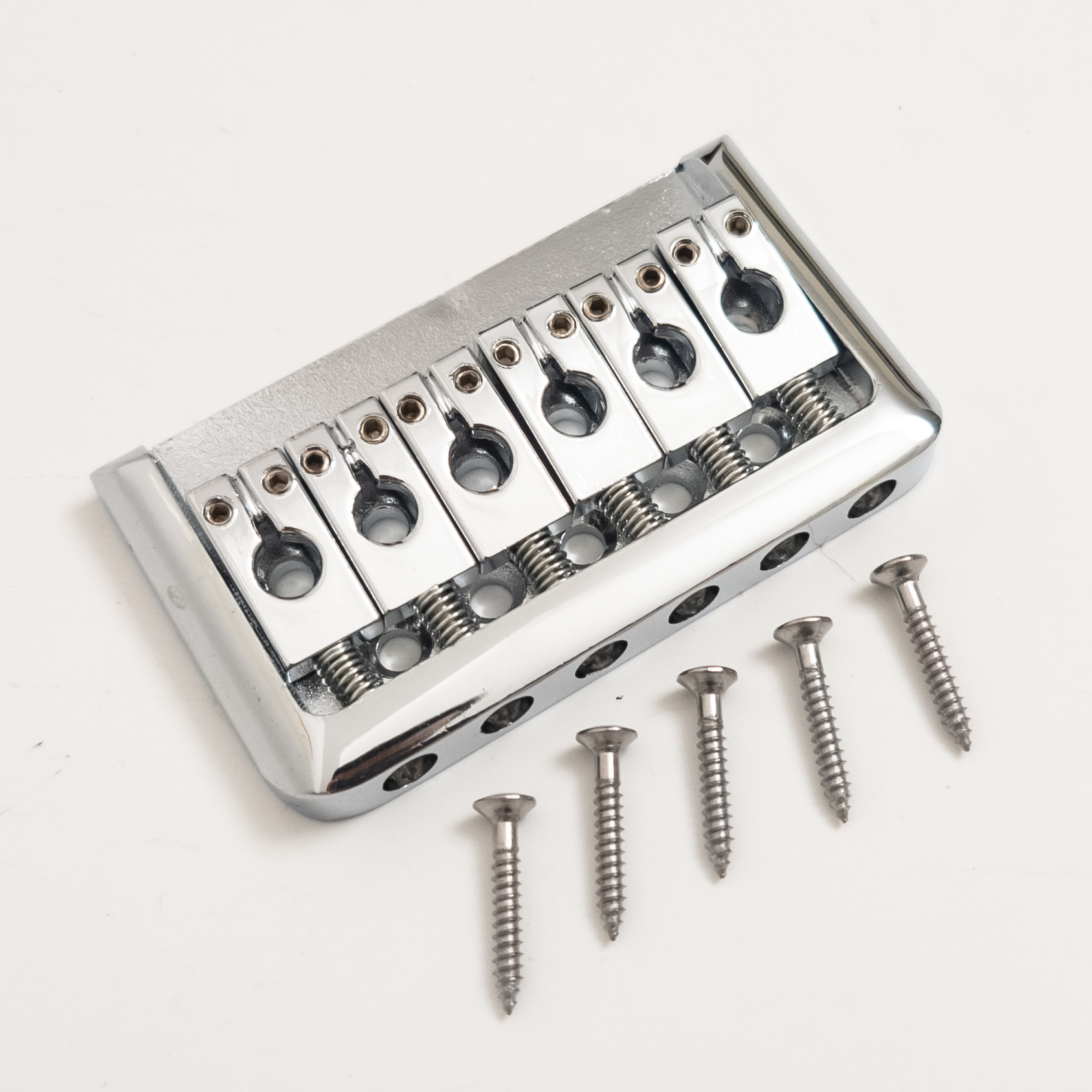 Fixed Hardtail Bridge 52.5mm Electric Guitar Bridge for 6 String TL Electric Guitar