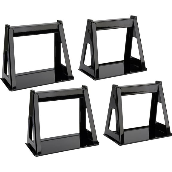 Fixed Height Steel Racing Jack Stands, Set of 4