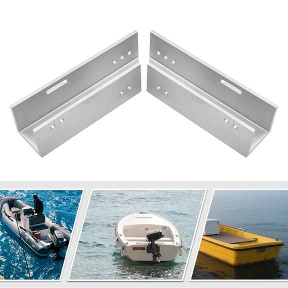 MIYIOKON Fixed Manual Jack Plate, Aluminum Alloy Short Transom Boat Jack Plate, for Outboard Motor