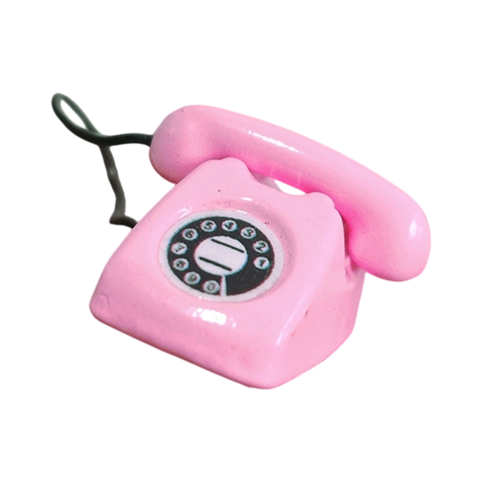 Fixed Line Telephone Model Figure For 1/12 Doll House Furniture And ...