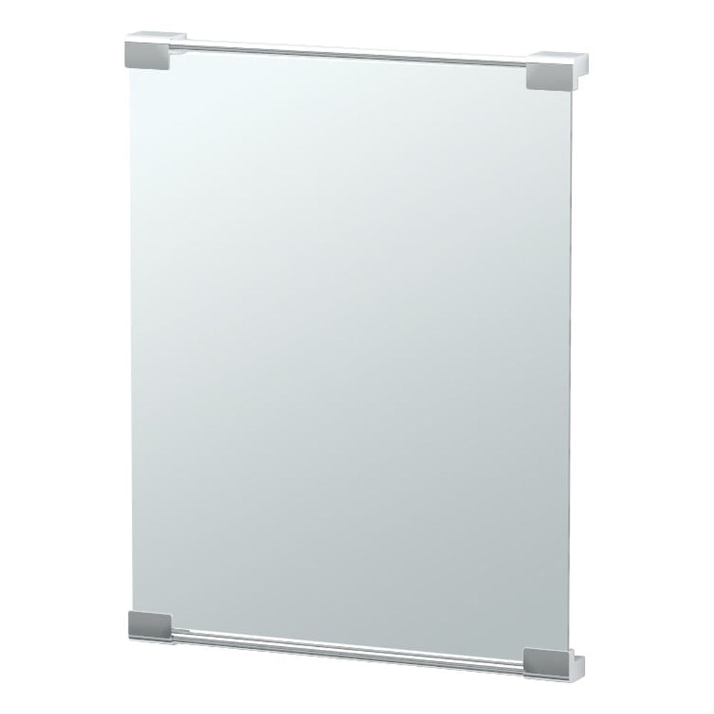 Chrome Rectangular Wall Mount Bathroom Vanity Mirror
