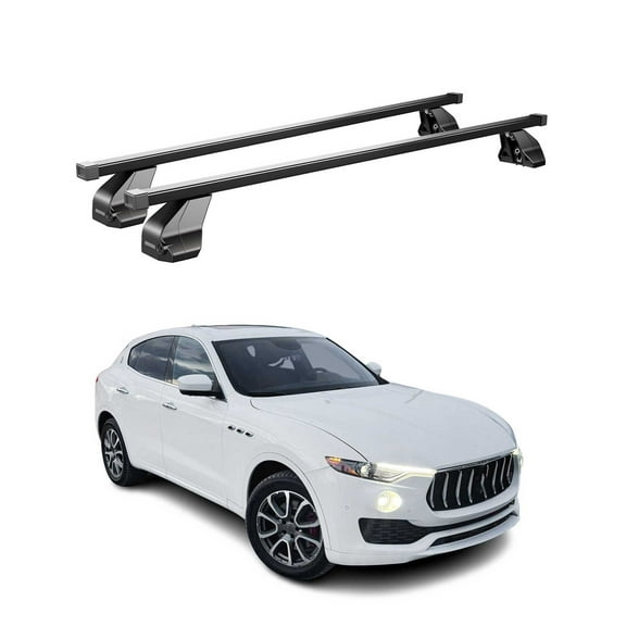 Fixed Point Rack For Maserati Levante 2017-2021 Black Carrier Cross Bar Luggage