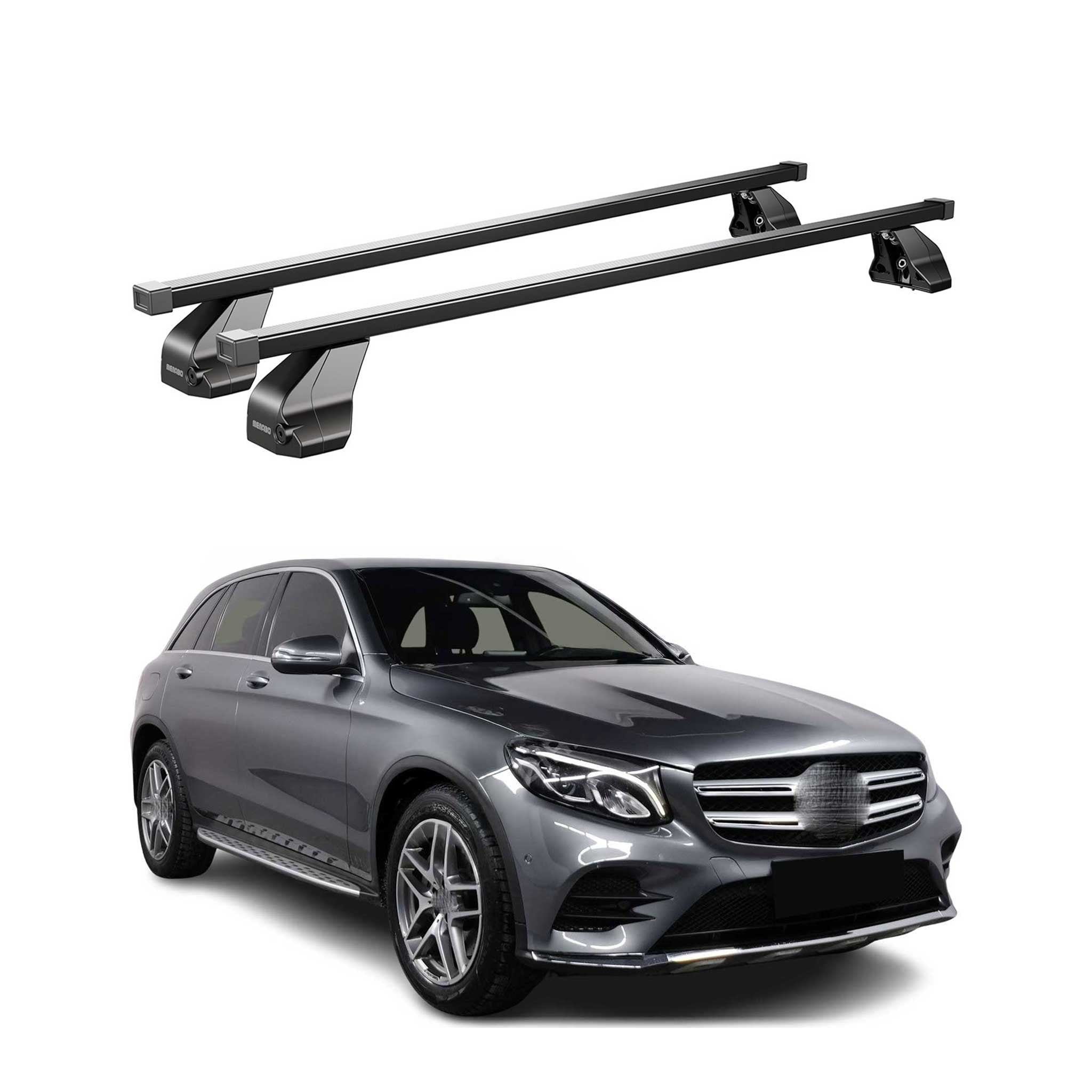 Fix Point Roof Racks for Mercedes GLC Class Coupe C253 2016-2019 Steel ...