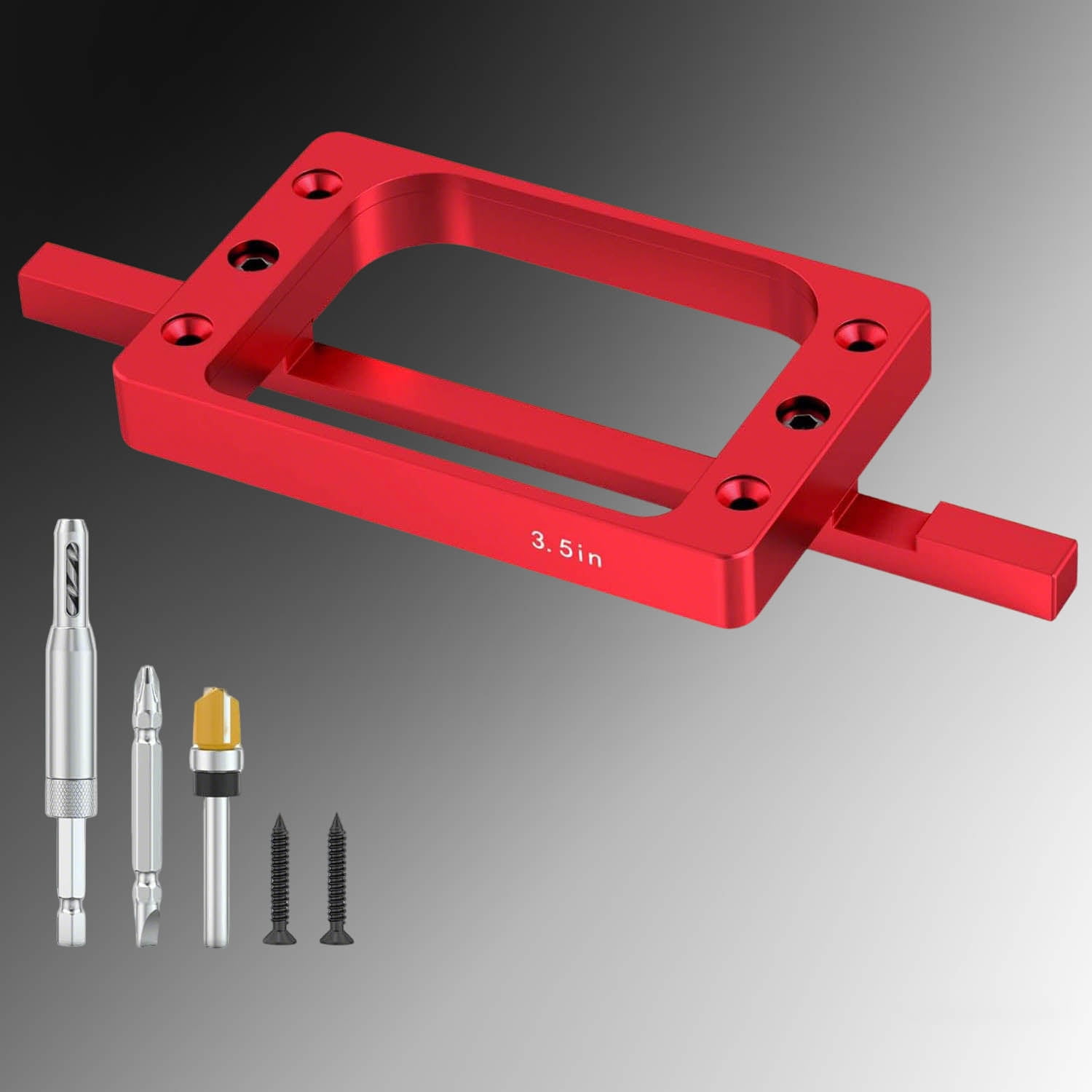 Fixed Size Door Hinge Jig for Door and Jamb, Aluminum Alloy Door Hinge