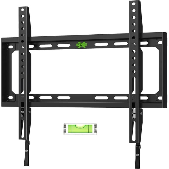 Fixed TV Wall Mount with Low Profile for Most 26-55 Inch LED, LCD and Flat Screen TVs, Bracket VESA Up to 400x400mm Weight Capacity 99lbs,and Space Saving