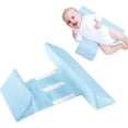 thumbnail image 1 of Fixed Wedge Pillow, Side Sleeper Support Cushion for , Adjustable 45-Degree Triangle Design, Breathable & Washable Cover(Blue), 1 of 7