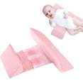 thumbnail image 1 of Fixed Wedge Pillow, Side Sleeper Support Cushion for , Adjustable 45-Degree Triangle Design, Breathable & Washable Cover (Pink), 1 of 8