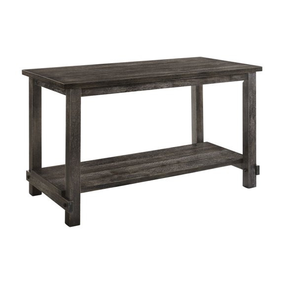 Fixed Wooden Top Counter Table / Sturdy Build for Stable Use