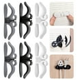 thumbnail image 1 of Fixing Clip,6PC Silicone Cord Organizer - Strong Removable Adhesive Cable Holder for Kitchen Countertops, Wraps & Secures Appliance Cords, Invisible Wire Management for Blender, Coffee Maker, Desk, 1 of 5