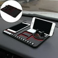 thumbnail image 1 of Fixing Clip Multifunctional Car Anti Slip Mat Auto Phone Holder Non Slip Sticky Anti Slide Phone Mount Silicone Car Pad Mat,Red Tool Fixing Clip, 1 of 9