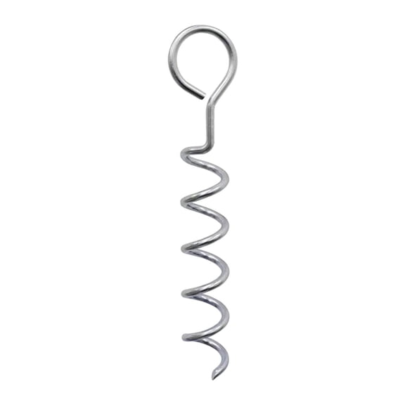 Fixing Clips for Trampolines Durable Outdoor Stake Heavy Duty Spiral Ground Nails Stable Tents Installation