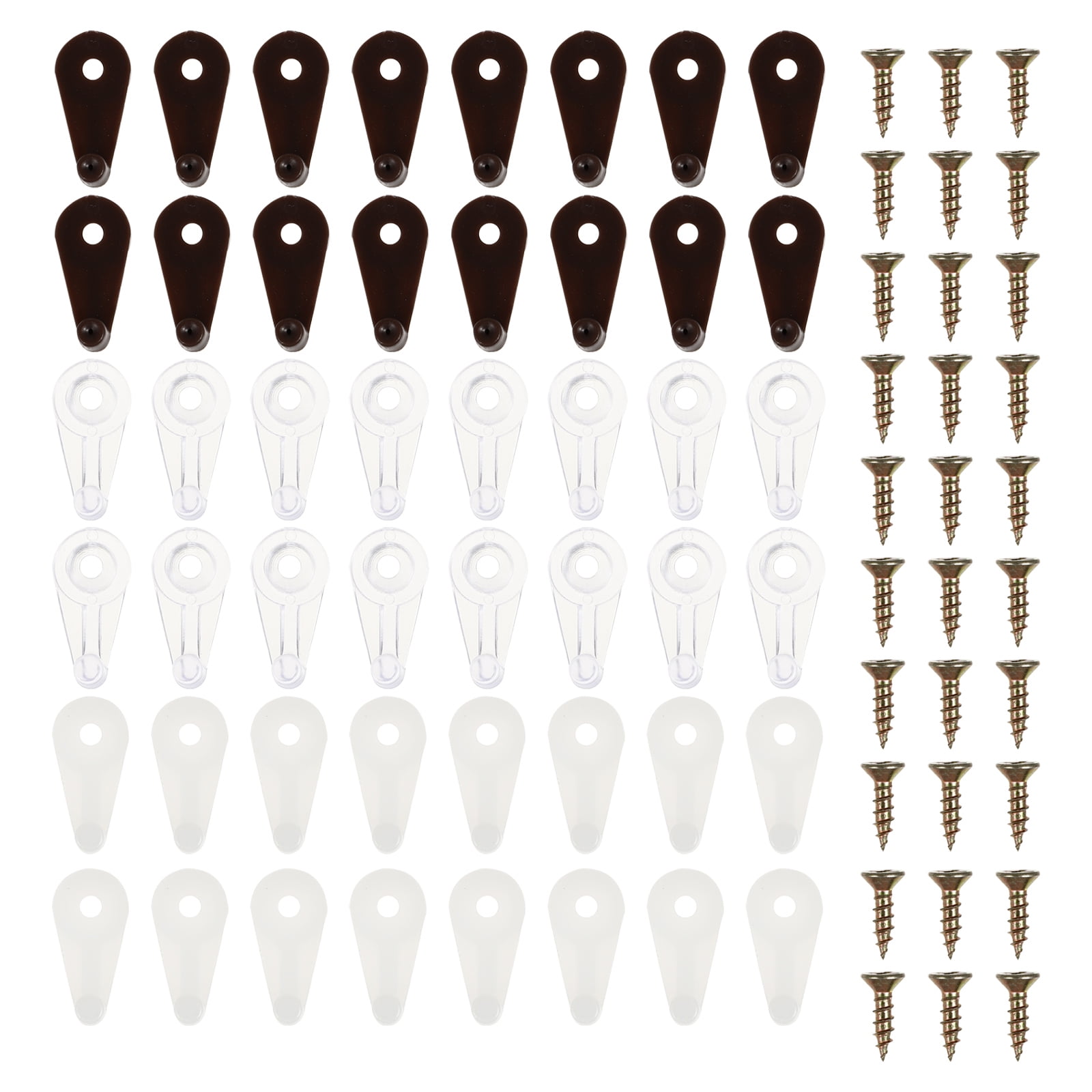 Fixing Screws Glass Clip Retainer Clips Mirror Nails Shelves