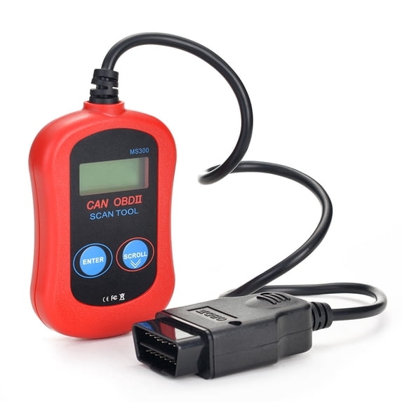 Fixm OBD2 Scanner Code Reader Car Diagnostic Scanner Scan Tool MS300,Red