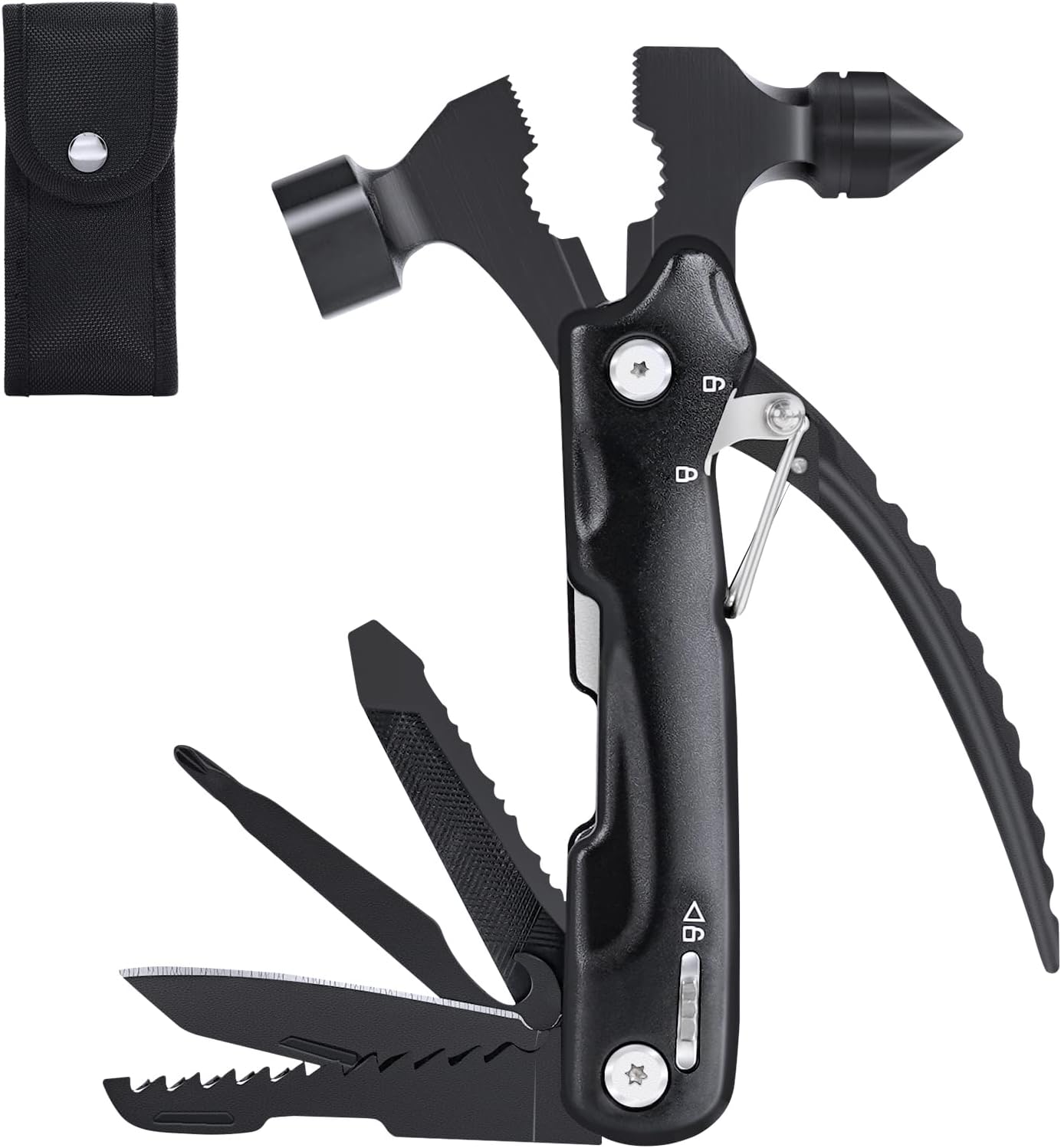 Fixmend Father's Day Gifts for Men, Mini Hammer Multi Tool for Dad