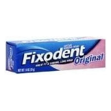 Fixodent Complete Denture Adhesive Fit & Strong Hold Cream, 1.4oz, 6-Pack