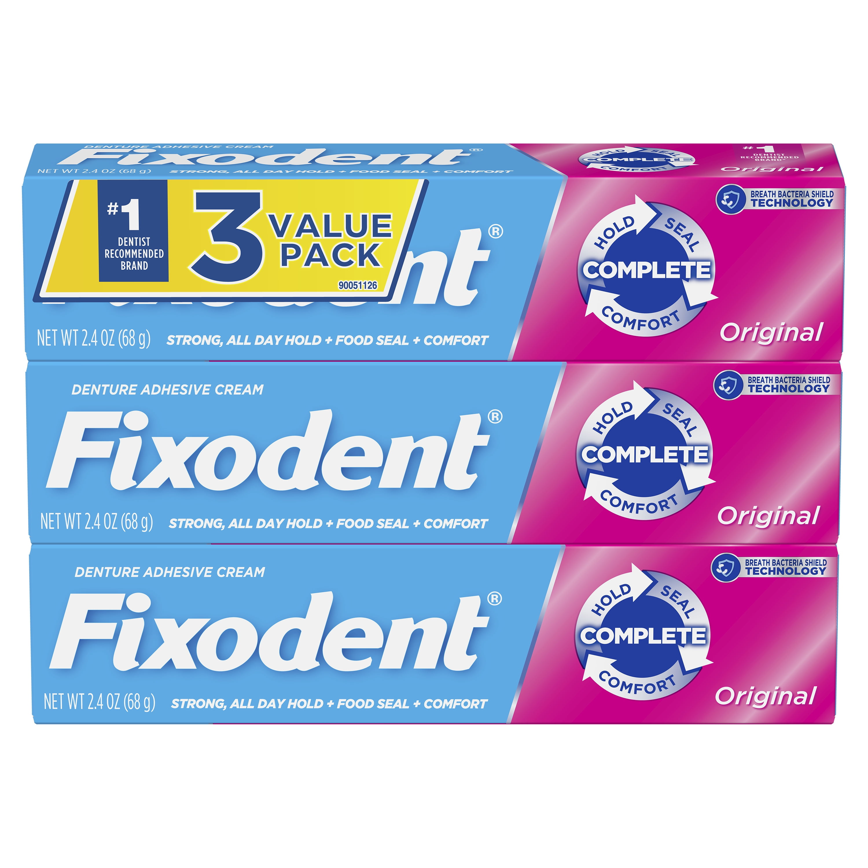 2.4 oz Dental Adhesive Cream - 2 Pk by Fixodent at Fleet Farm