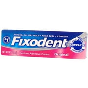 Fixodent Denture Adhesive Cream Original 1.4 Ounce 41ml 6 Pack C35
