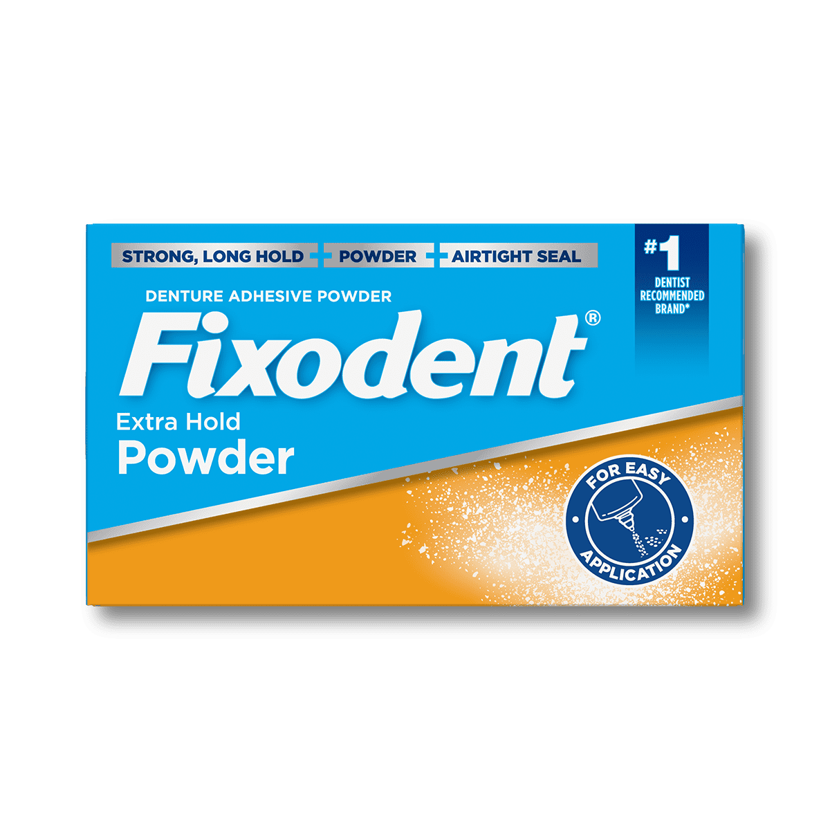 Fixodent Extra Hold Denture Adhesive Powder, 2.7 oz
